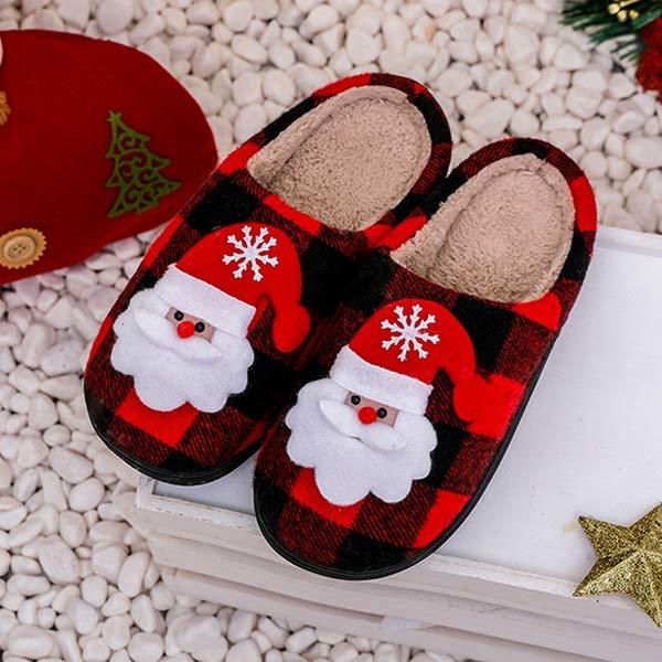 Christmas Home Warm Cotton Slippers - Cozy Holiday Comfort