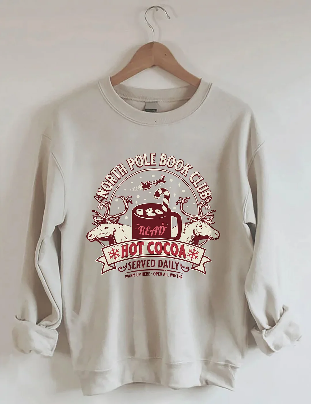 North Pole Book Club Sweatshirt