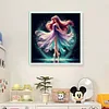 (Stamped/Counted) Ballet Rapunzel Silhouette-11CT Cross Stitch 40*40cm