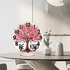 Acrylic Special Shape Tree Of Life Diamond Painting Art Clock Ornaments Kit