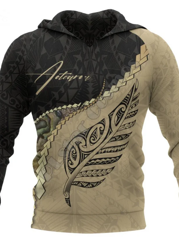 New Zealand Maori Aotearoa Tribe Tattoo Haka Native Hoodie