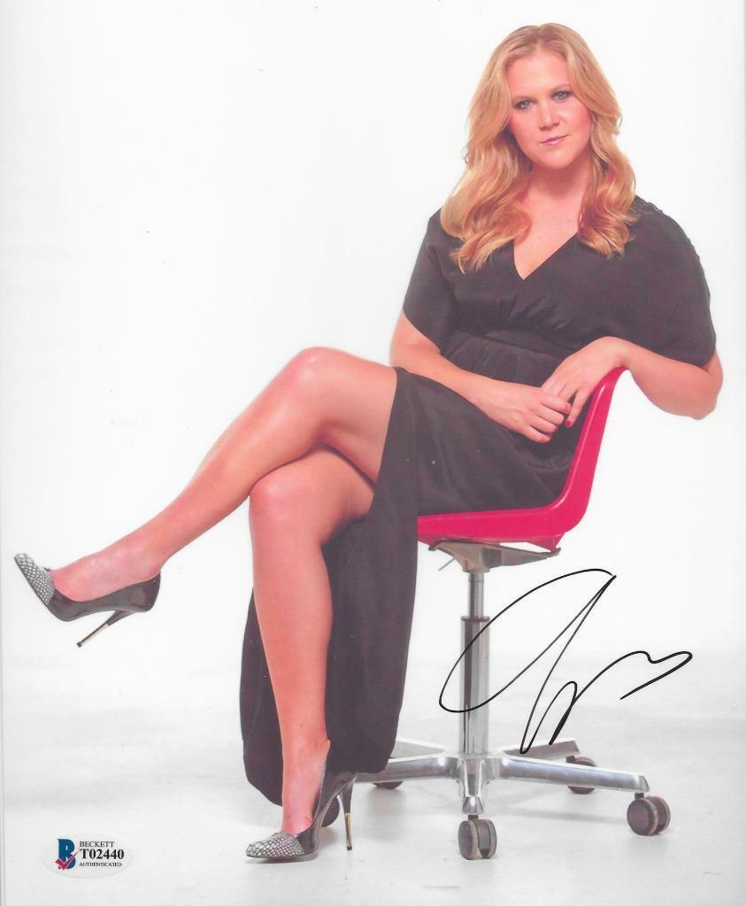 Amy Shcumer autographed leggy 8x10 Photo Poster painting sexy comic diva signed BAS coa