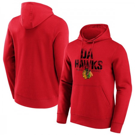 Men's Chicago Blackhawks Red Hometown Graphic Hoodie LQLJ