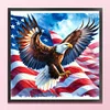(Stamped/Counted) Flying Eagle-11CT Cross Stitch 40*40cm/15.75*15.75in tapestrymarket