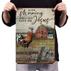 Chicken On The Farm - Vintage Metal Signs - 20*30cm/30*40cm