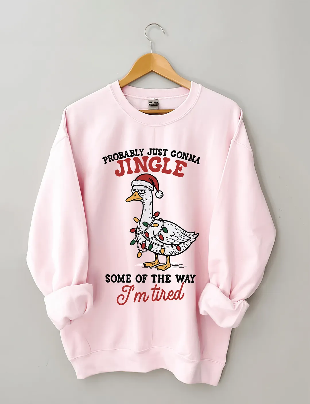 Funny Sarcastic Christmas Goose Sweatshirt