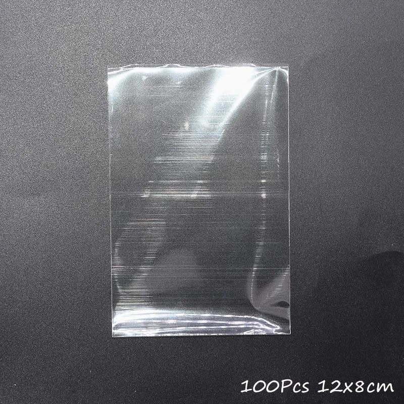 100Pcs Transparent Plastic Bags for Candy Lollipop Cookie Packaging Cellophane Bag Christmas Wedding Birthday Party Gift Bag