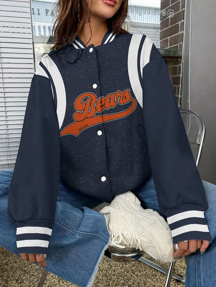 Chicago Bears National Football League 2024 Make Your Mark Unisex Varsity Jacket