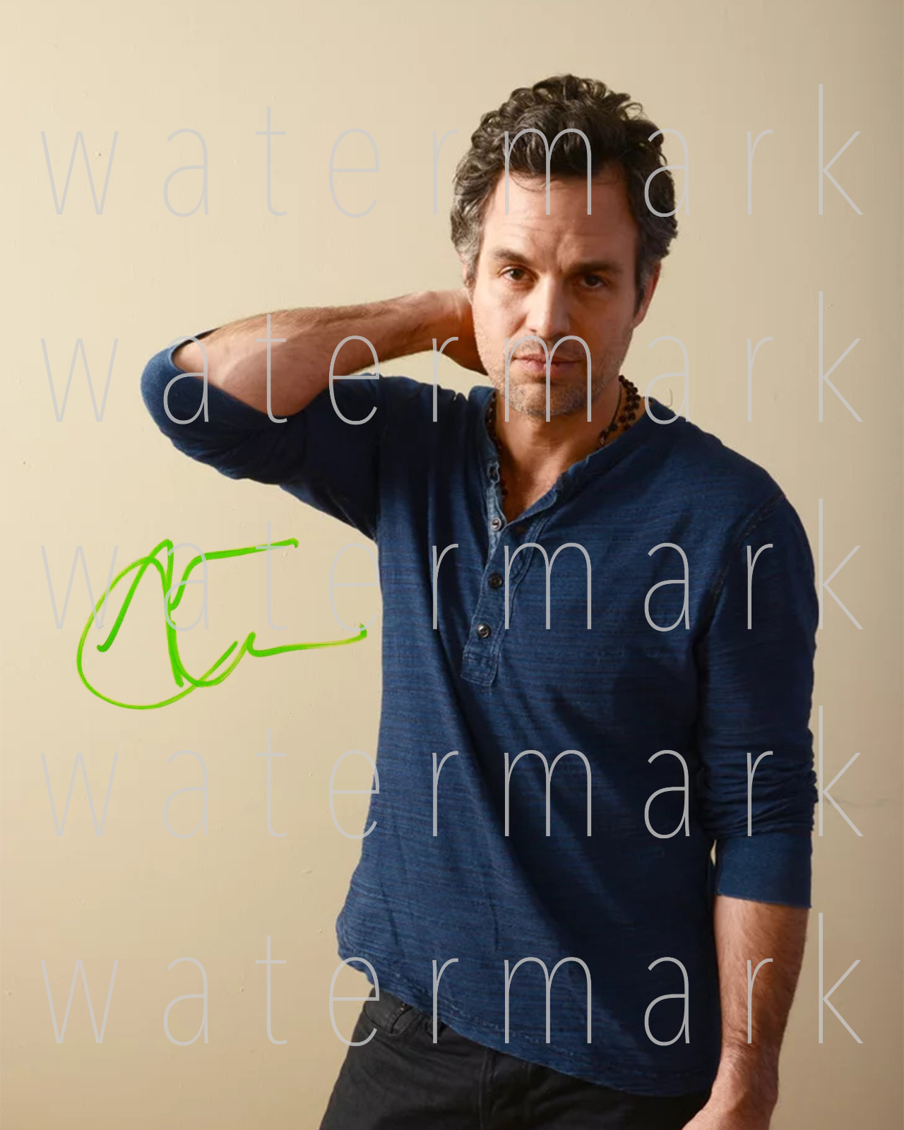 Mark Ruffalo Avengers signed 8X10 print poster Photo Poster painting autograph RP