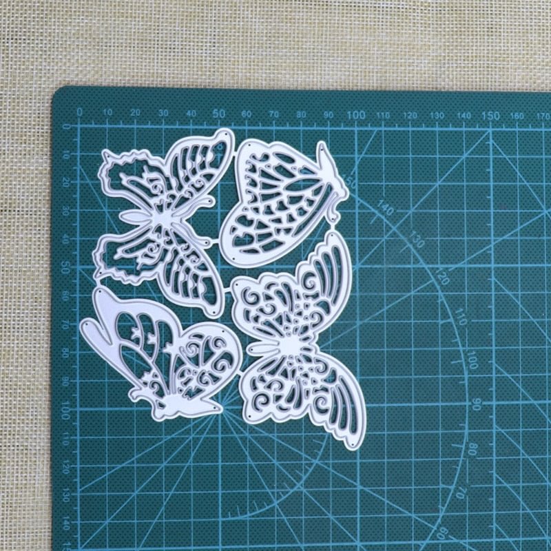 3pcs/set Butterfly Frame Metal Steel Cutting Dies DIY Scrapbooking Photo Album Embossing Paper Cards