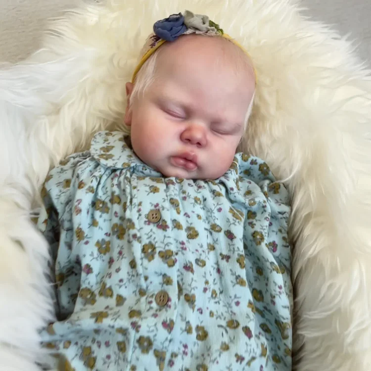 20" Lifelike Poseable Dolls Kids Play Gift Reborn Baby Doll Girl Lessrun with Heartbeat💖 & Sound🔊：Realistic Reborn Baby Dolls By Rsgdolls®