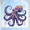 Diamond Painting Acrylic Octopus Diamond Painting Dots Hanging Pendant