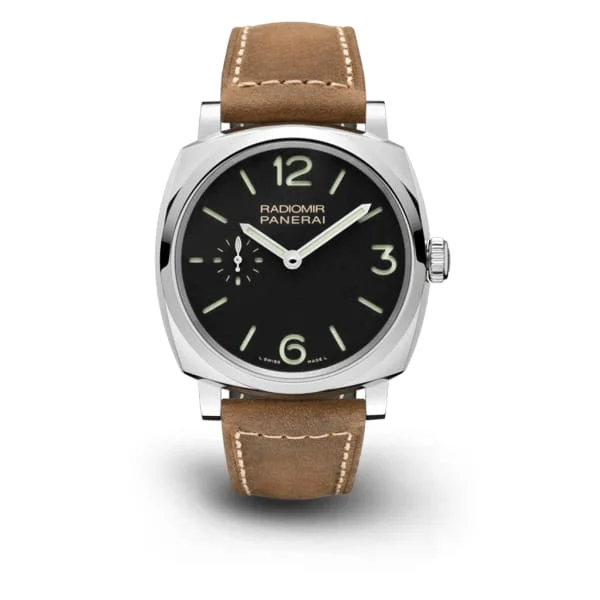 Panerai Radiomir - 42mm, AISI 316L Polished Steel, Black dial, Watch PAM00574
