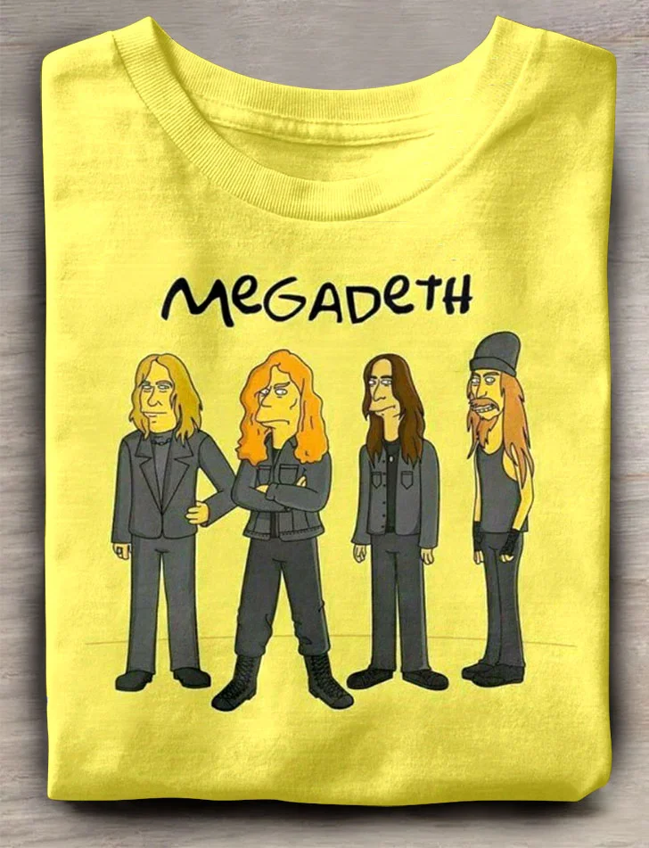 Teecade Teecade Megadeth Abstract T-shirt