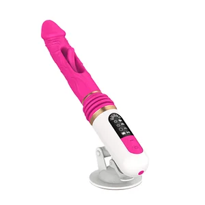 Hollow Flapping Vibration Dildo Machine With Suction Cup