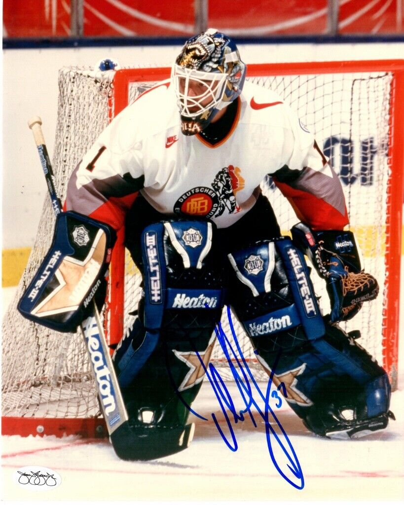 Olaf Kolzig Signed - Autographed Germany 8x10 inch Photo Poster painting with Certificate