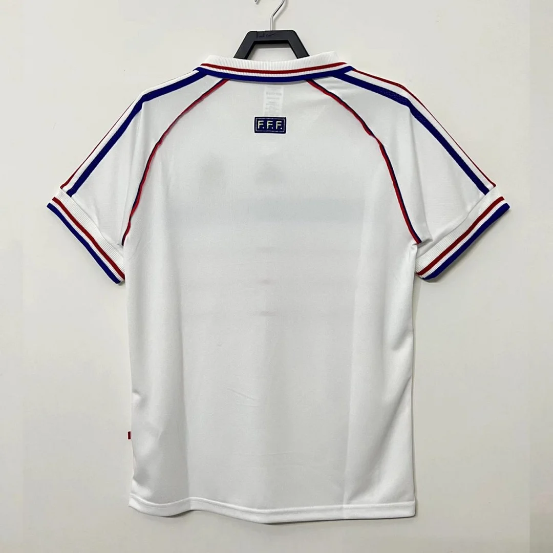 1998 Retro France Away Football Shirt