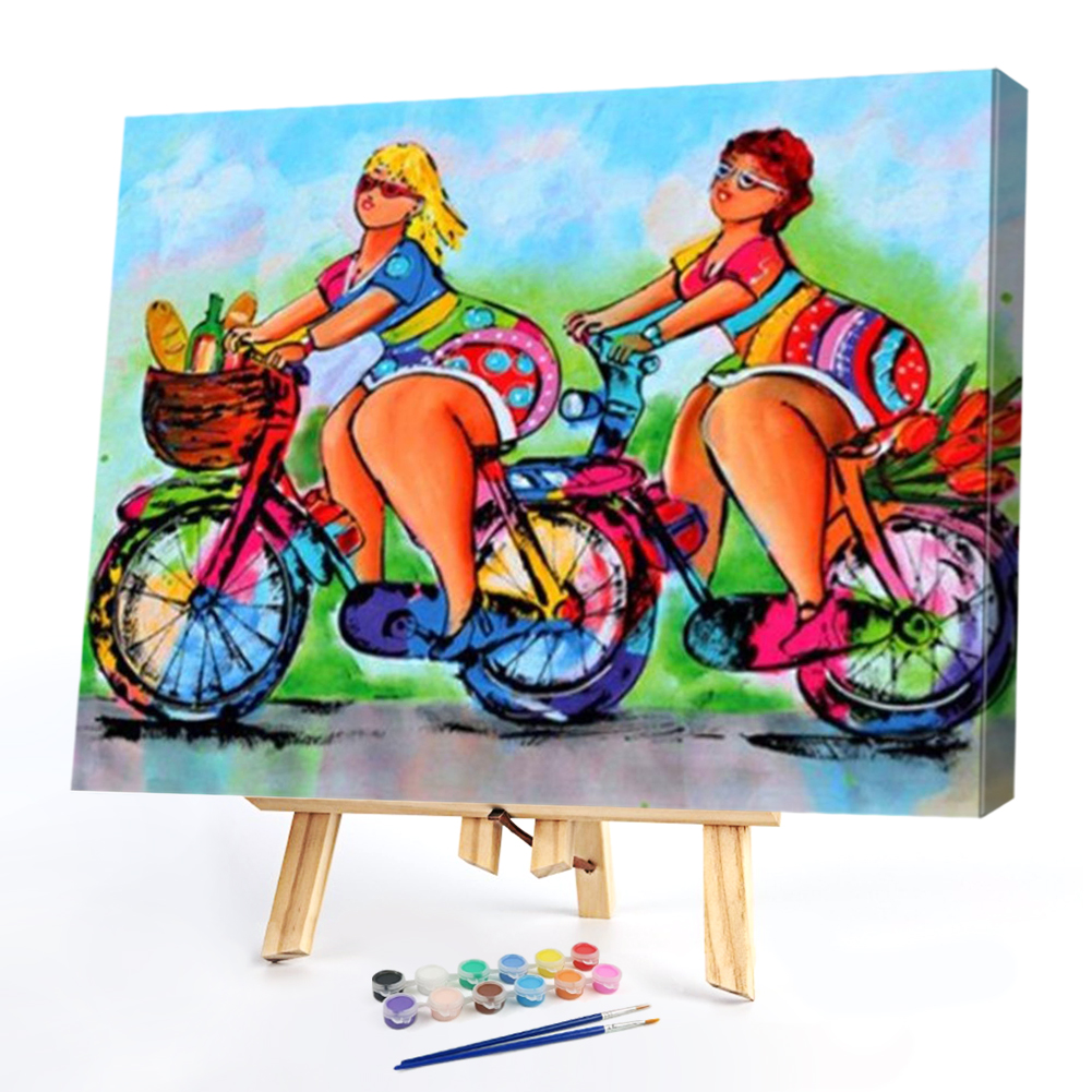 

50*40CM - Paint By Numbers - Fat Lady, 501 Original