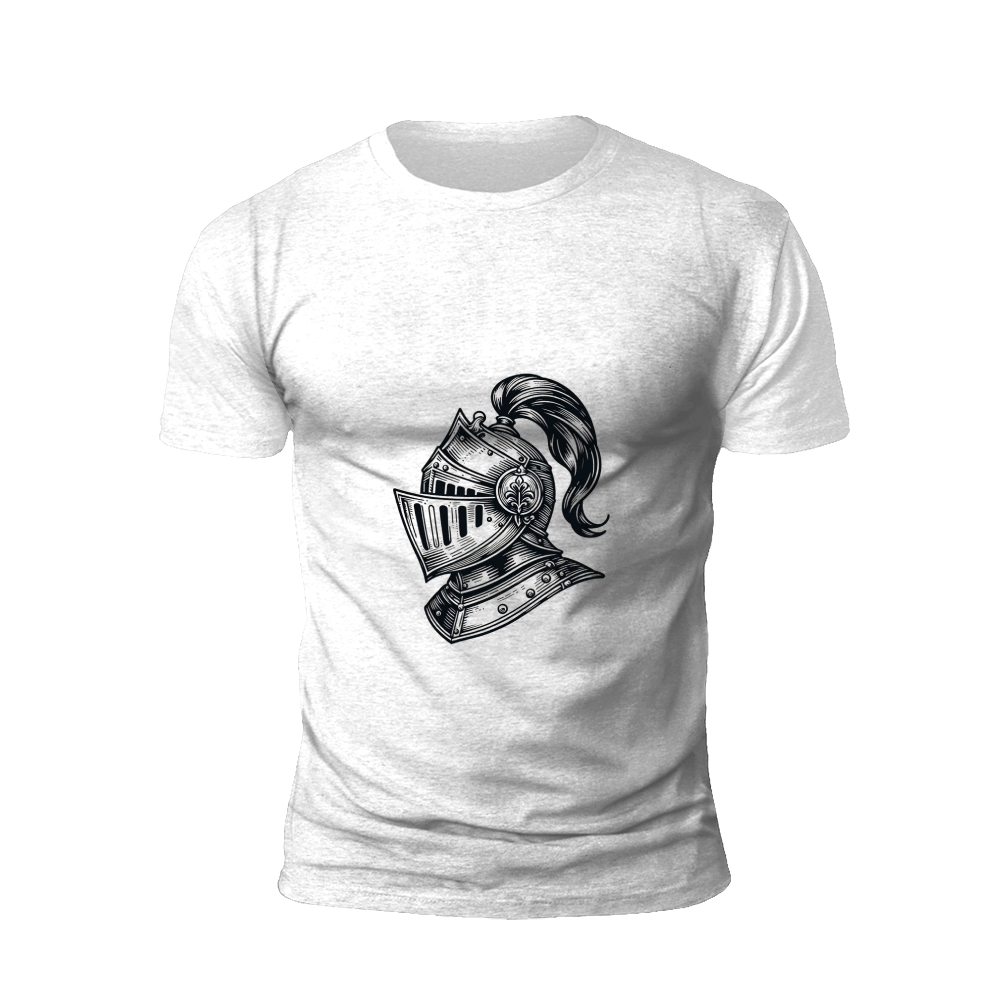 Knight's Valor: Helmet and Shield T-Shirt