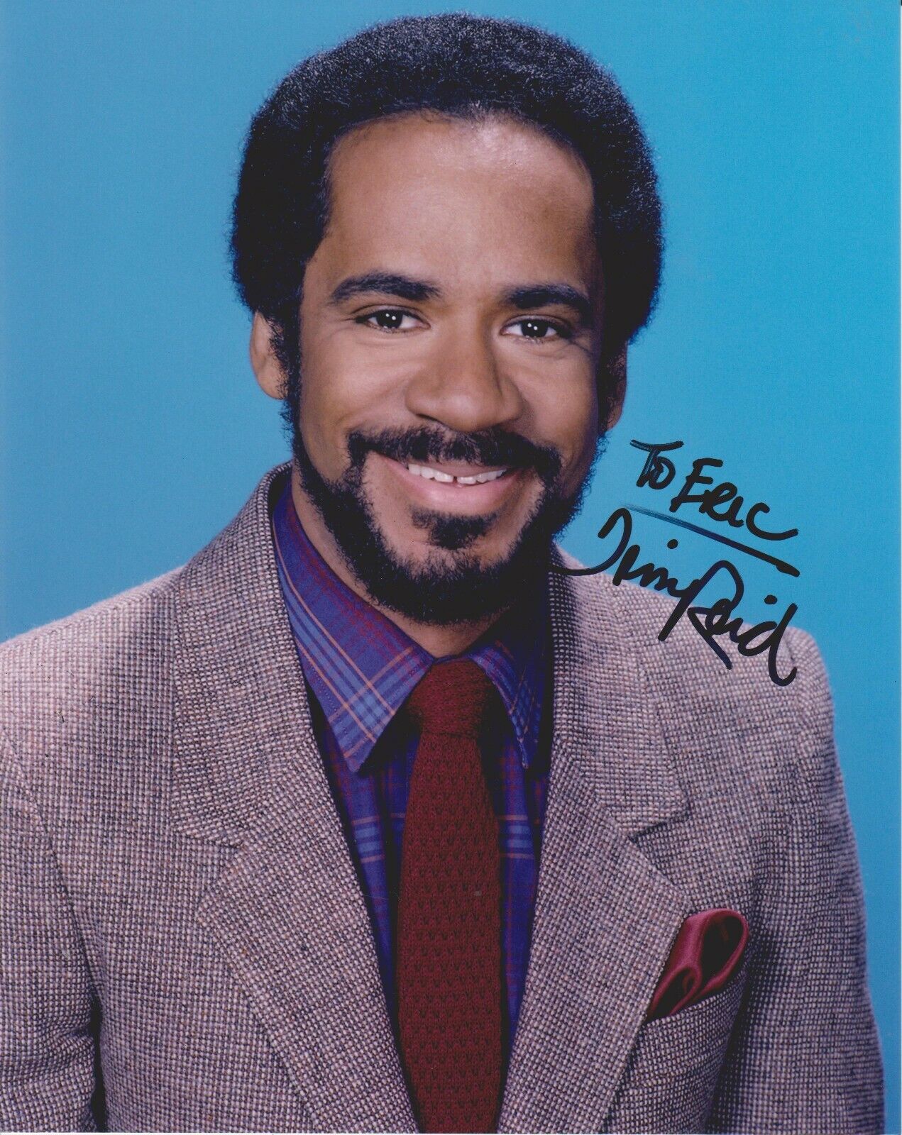 Tim Reid WKRP Original Autographed 8X10 Photo Poster painting (Signature personalized to Eric)