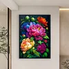 Peony - 11CT Stamped Cross Stitch 40*60cm/15.75*23.62in