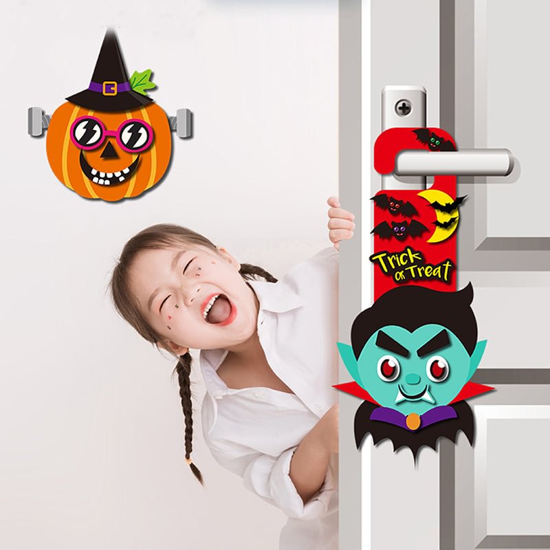 DIY Halloween Hanging Door Decorative Stickers(6 Sets)