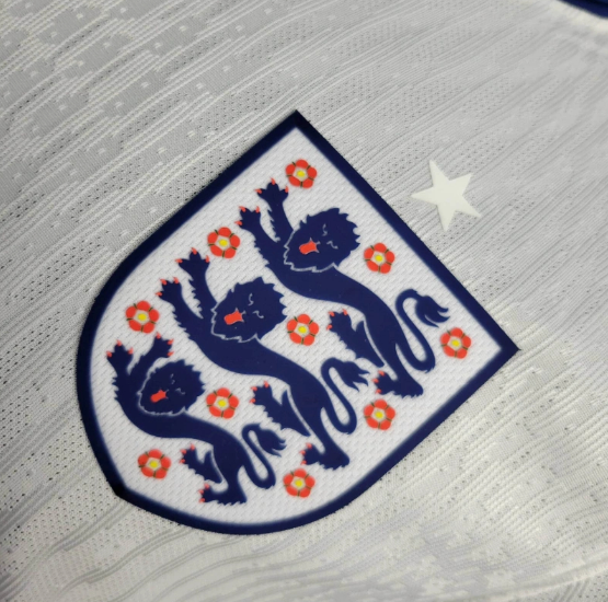 2024 England Home Long sleeve Player version Football Jersey Set Thai Quality