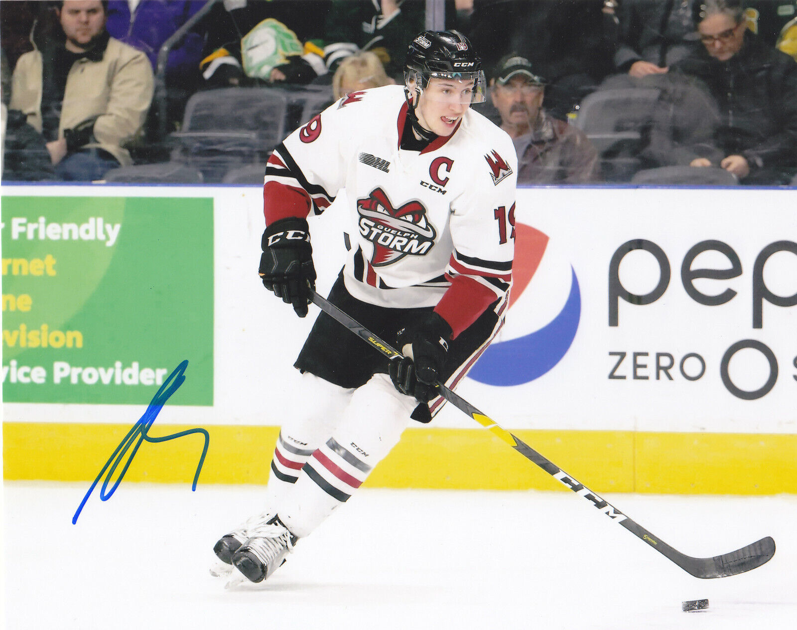 ISSAC RATCLIFFE SIGNED AUTOGRAPHED GUELPH STORM PHILADELPHIA FLYERS 8X10 Photo Poster painting