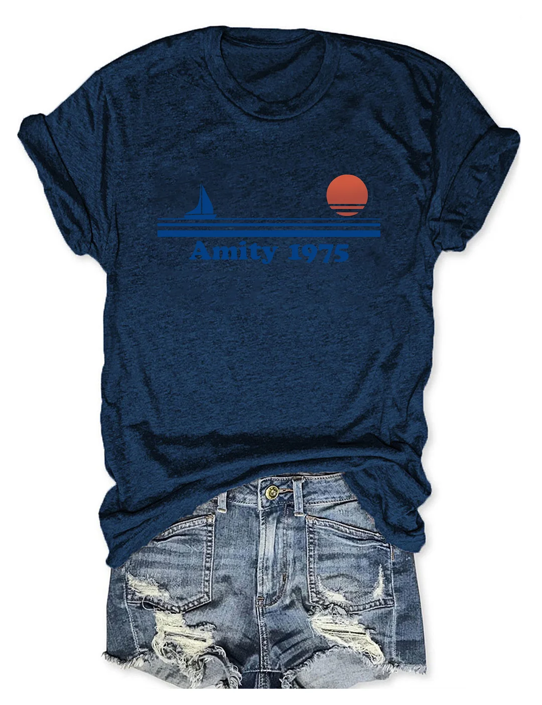 Jaws Amity 1975 T-shirt