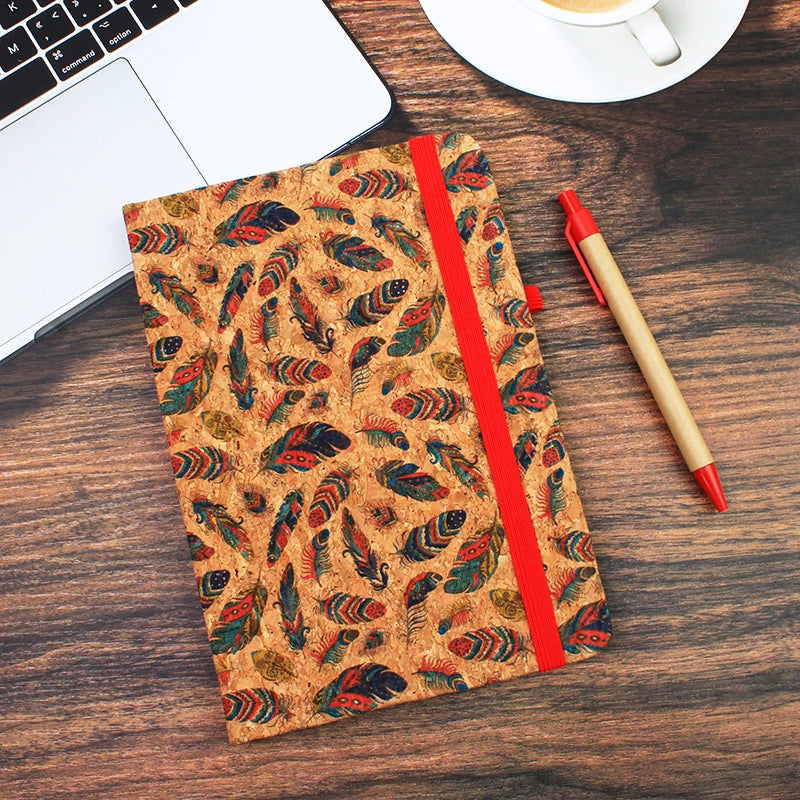 1 Piece Plant Learning Paper Cork Novelty Notebook