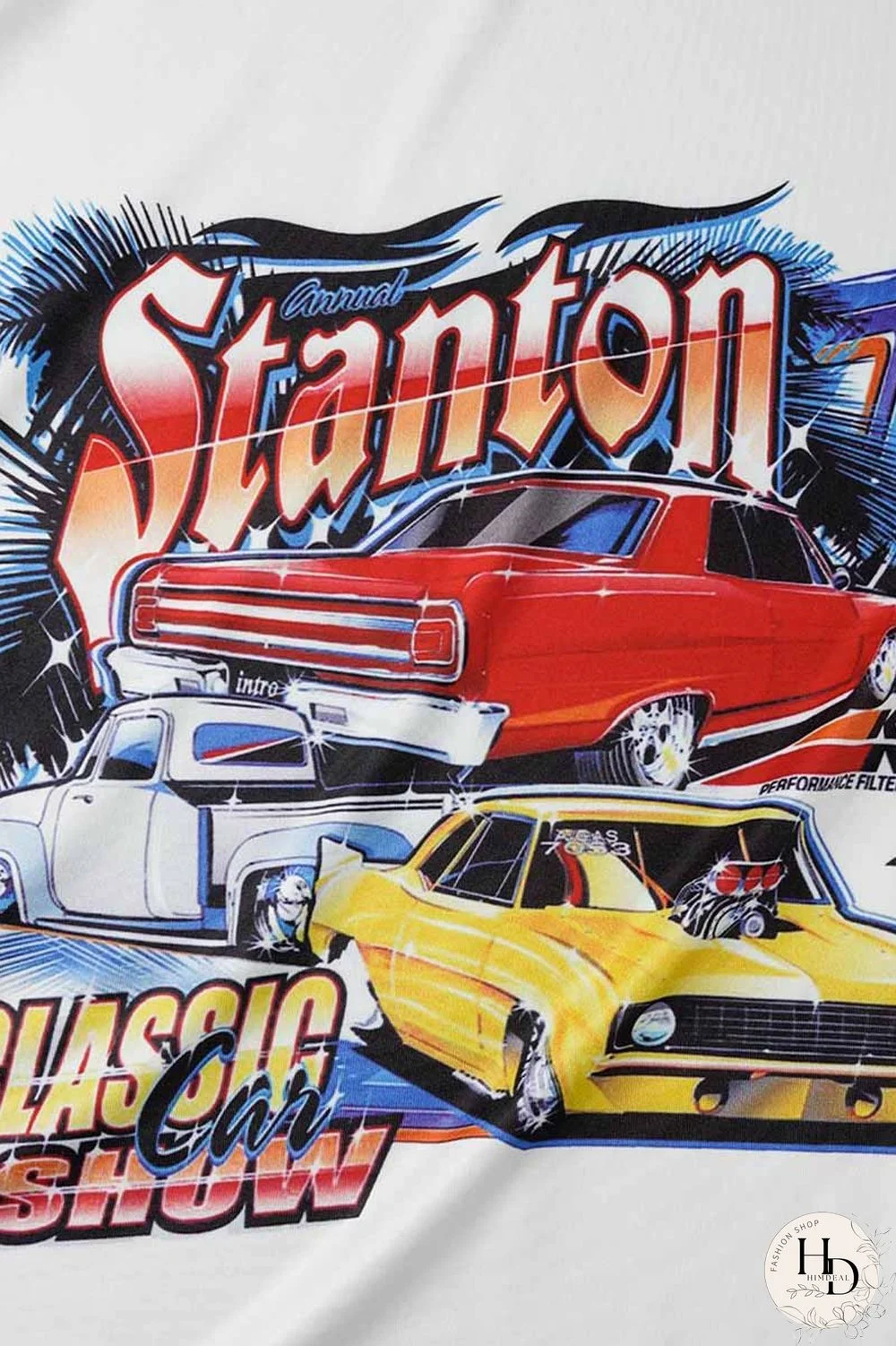 Colour Fashion Casual Print Basic O Neck Short Sleeve Two Pieces