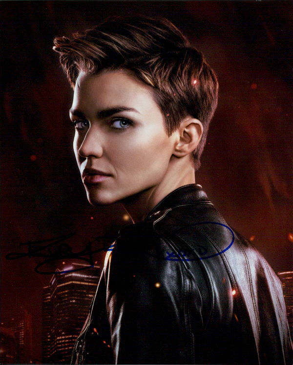 Ruby Rose (Batwoman) signed 8x10 Photo Poster painting in-person