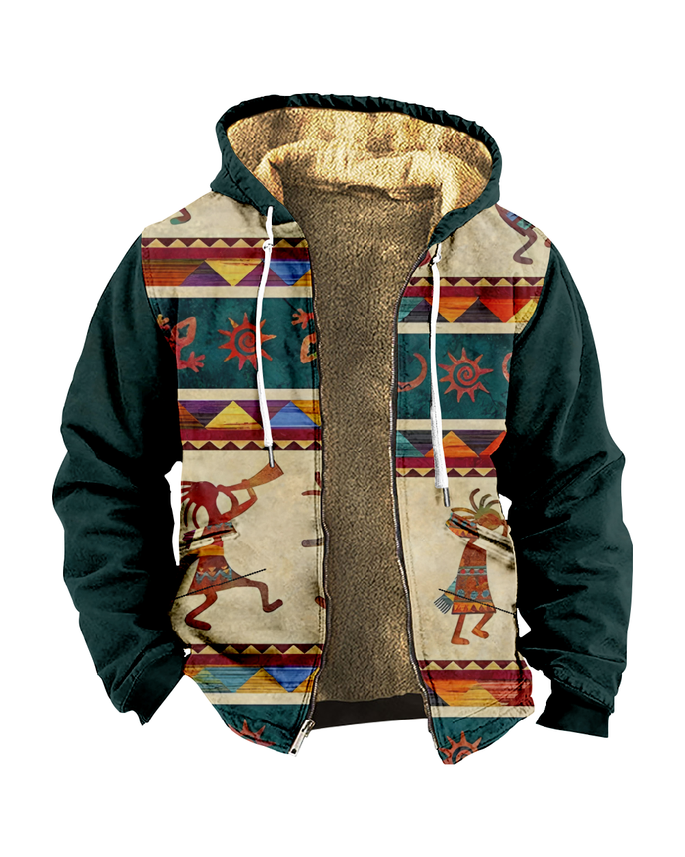 Suitmens Yellowstone style Fleece Hooded Jacket 0052