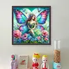 Colorful Butterfly Fairy-11CT Stamped Cross Stitch 50*50cm/19.69*19.69in tapestrymarket