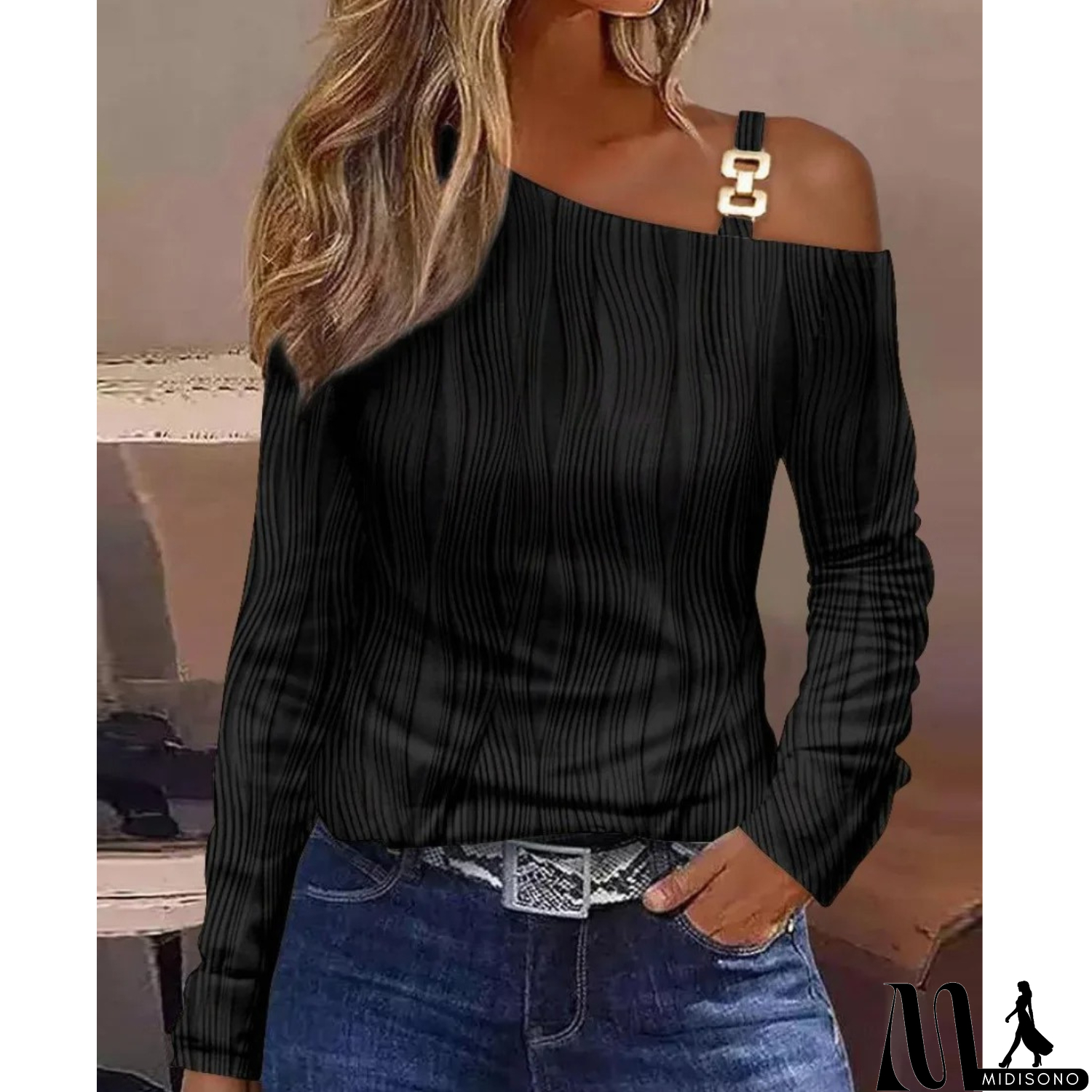 MidiSono - Effortless and Trendy winter Blouse