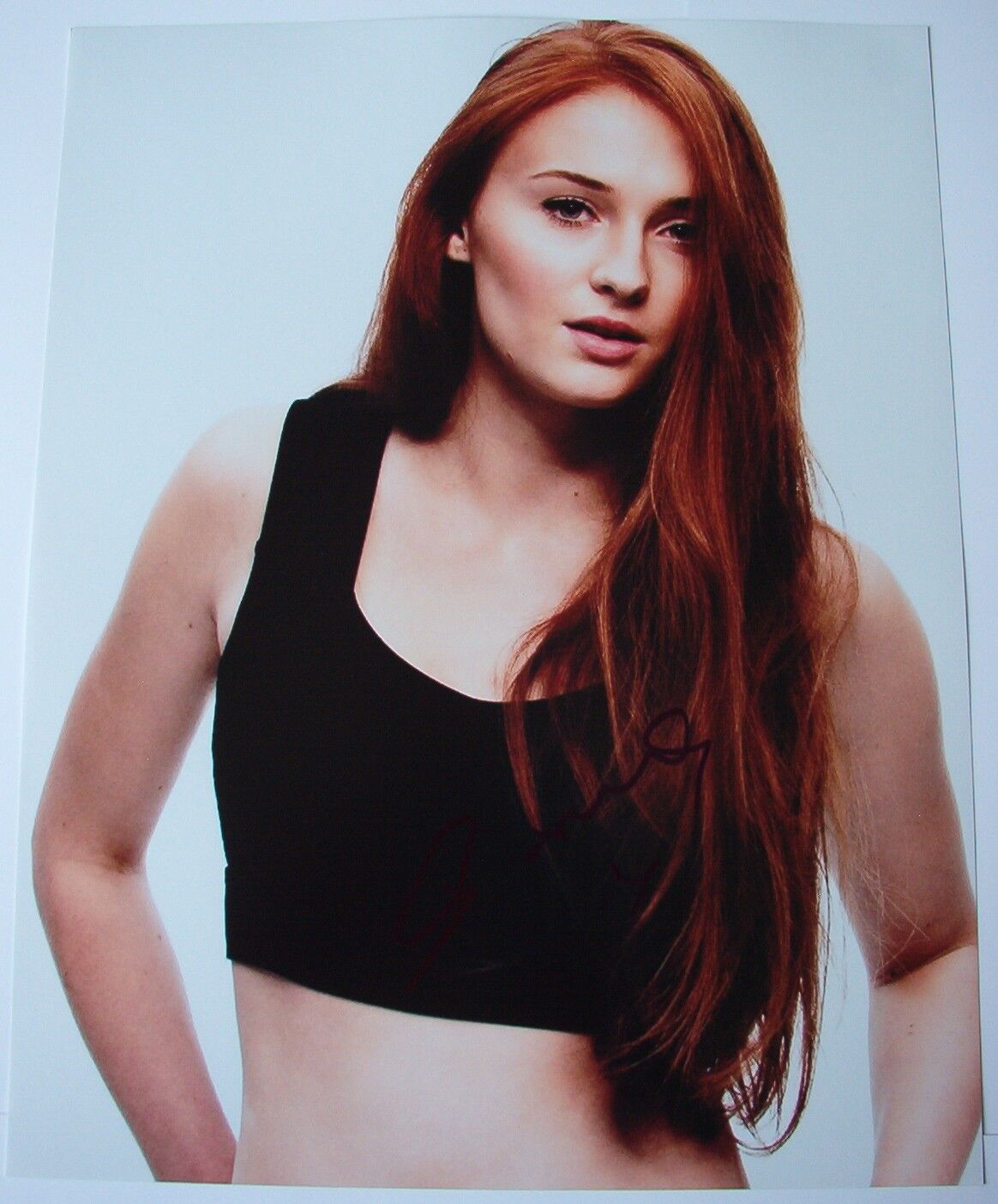 Sophie Turner Autographed 11x14 Photo Poster painting with CoA