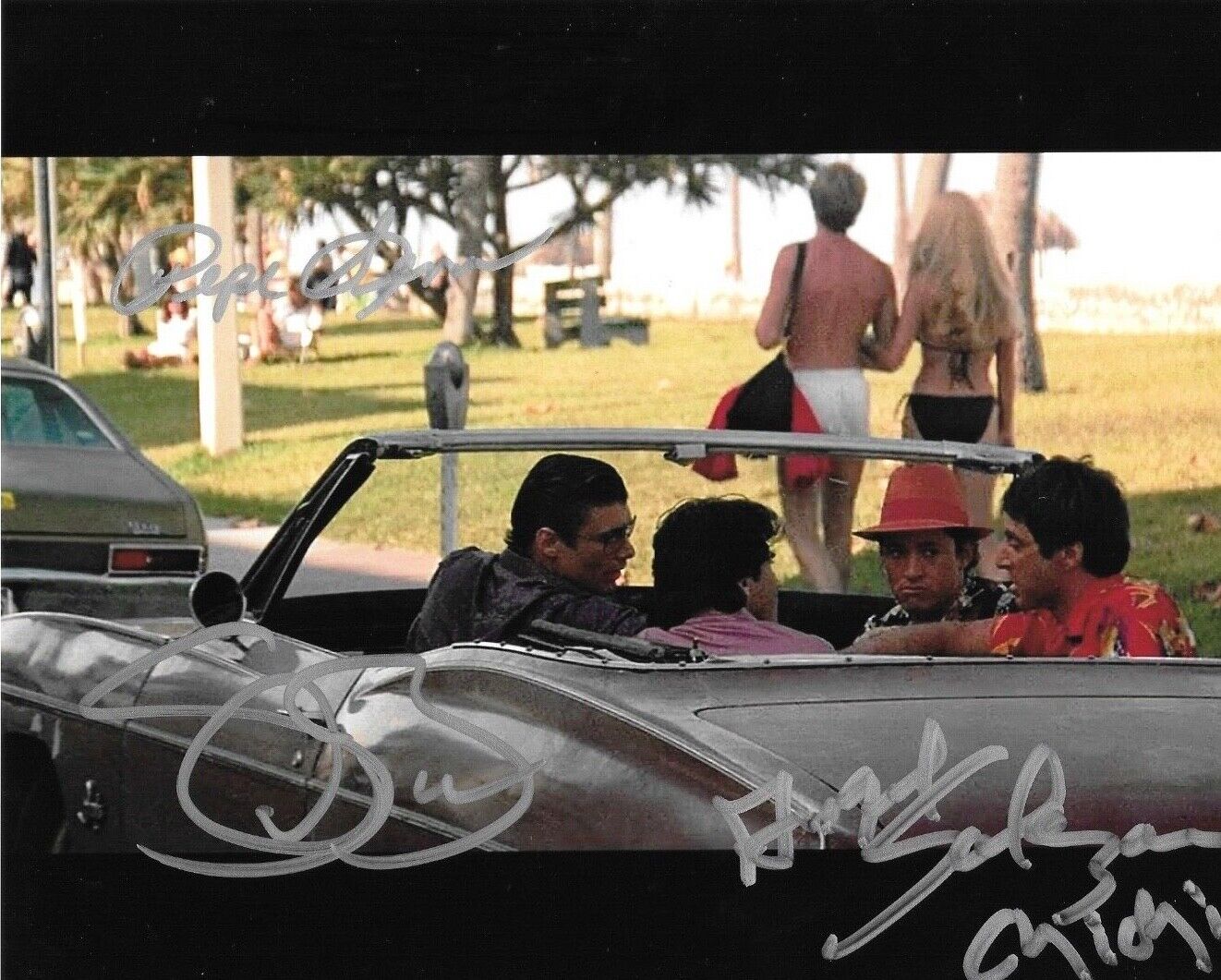 * STEVEN BAUER, PEPE SERNA & ANGEL SALAZAR * signed 8x10 Photo Poster painting * SCARFACE * 6