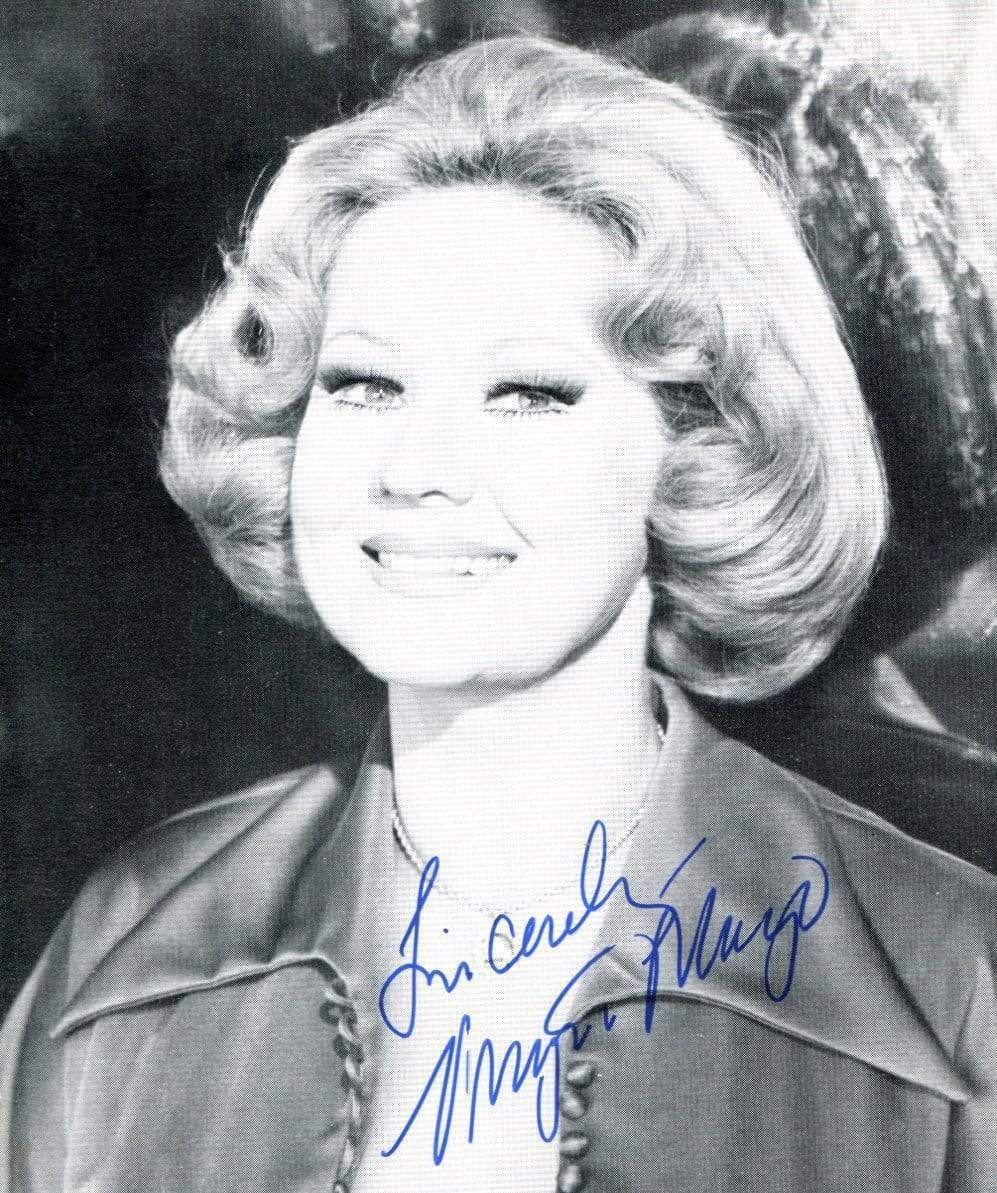 Virginia Mayo (+) ACADEMY AWARD autograph, signed Photo Poster painting