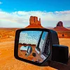 Heart Shaped Blind Spot Mirrors for Cars Vehicle Frameless Stick-On Side Mirror