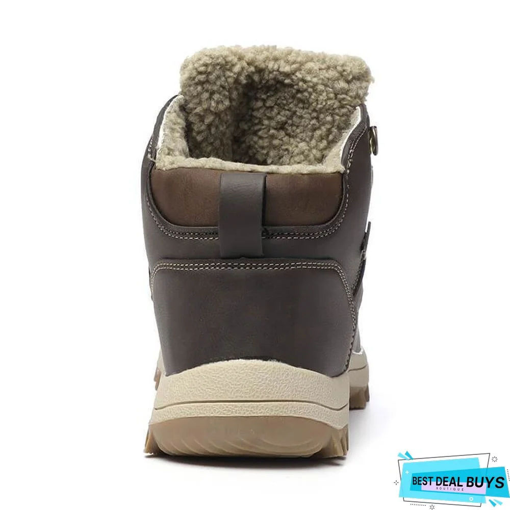 Men's Outdoor Thickened Warm Climbing Shoes