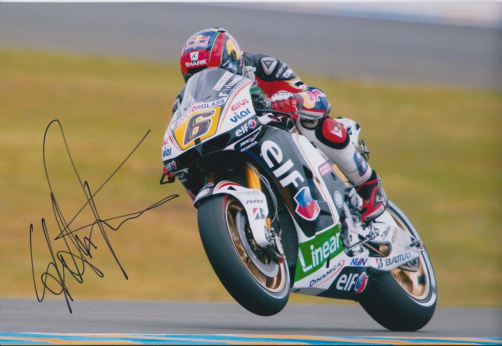 SIGNED Stefan BRADL 12x8 Photo Poster painting MOTO GP Red Bull Genuine Autograph AFTAL COA