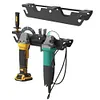 2 Bay Angle Grinder Rack Wall Mount Organizer Bracket for Grinders Power Tools