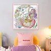 Mermaid'S Song-14CT Stamped Cross Stitch Egyptian Cotton 30*30cm/11.81*11.81in