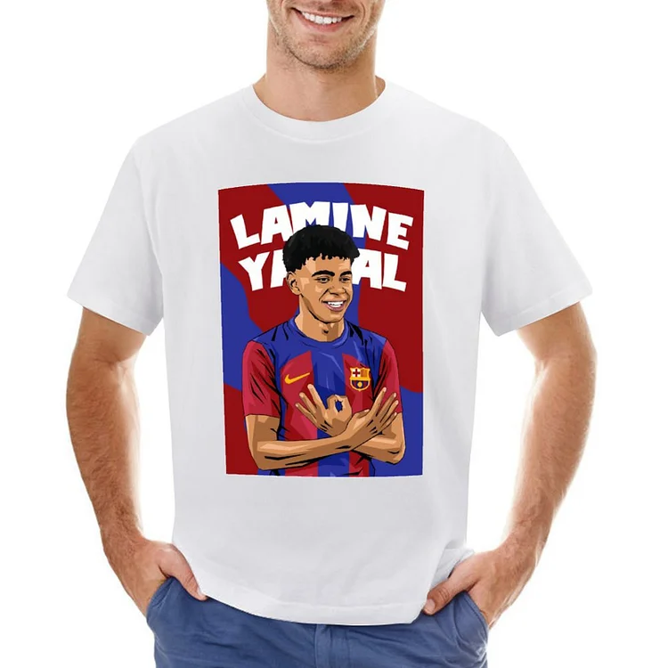 Lamine Yamal Inspired Vector Men's T-shirt