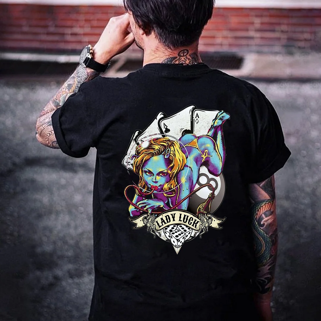 LADY LUCK Banshee Print Men's T-shirt