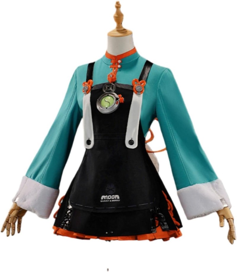 コスプレ衣装セット（多色） Azuiblc ゼンゼロ ザオ 照 ウサ耳 尻尾付き コスプレ衣装 ウサギ娘 獣