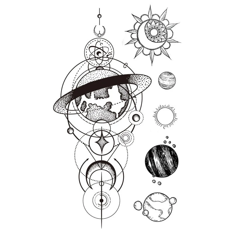 Waterproof Temporary Tattoo Stickers Butterfly Tiger Feather Design Tattoo Children Black Body Art Fake Tattoos for Men Women