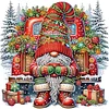 (US Only)6pcs Xmas Gnome - Diamond Painting - Partial Special Shaped Drill (Canvas|30*30cm)