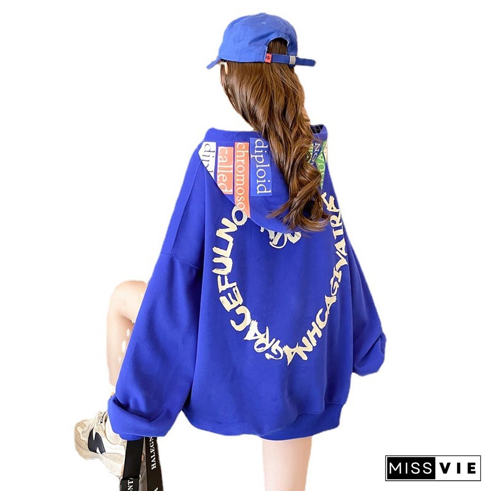 New Chic Behavior Print Casual Sweatshirt