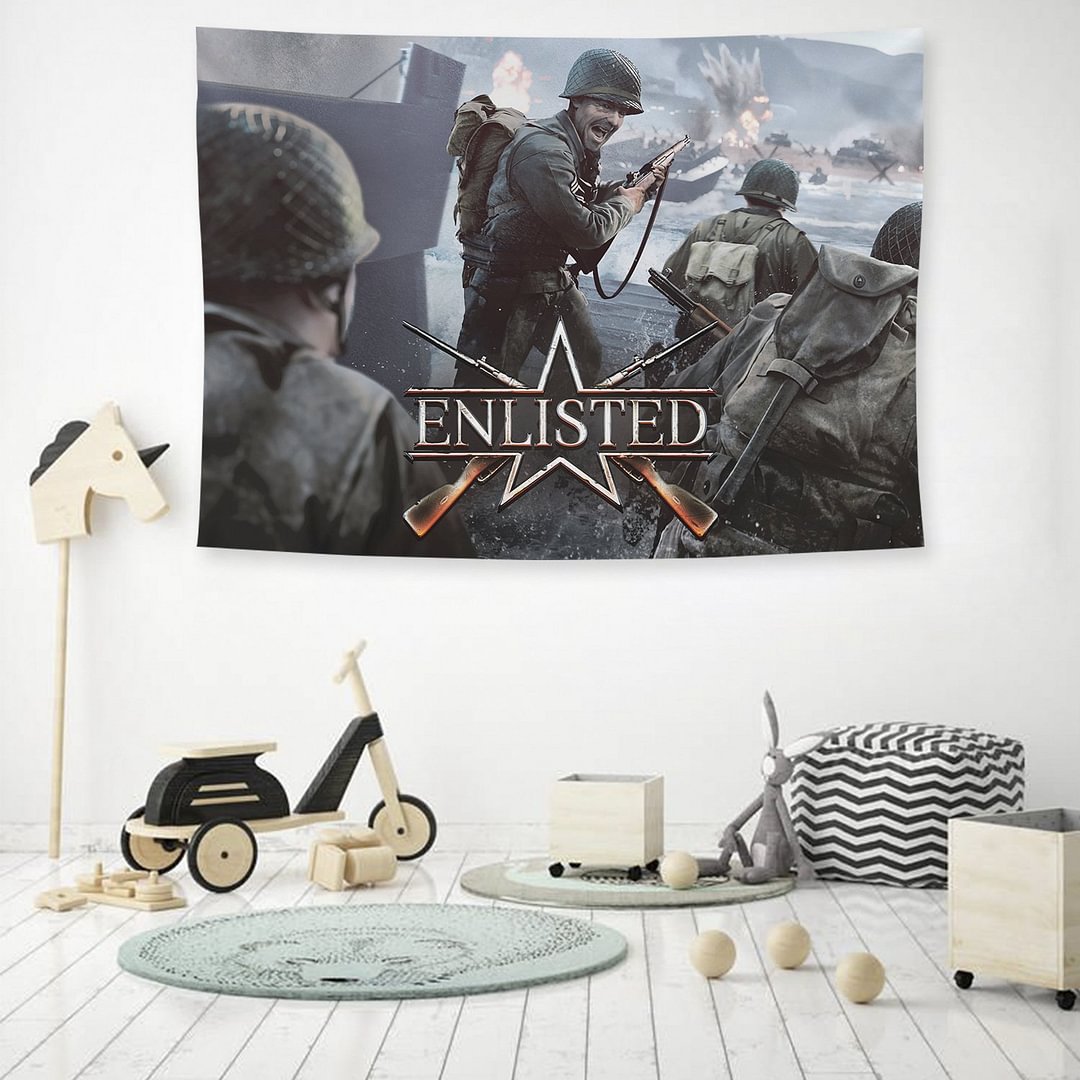 Enlisted Tapestry Wall Hanging Background Fabric Painting Tapestry Decoration